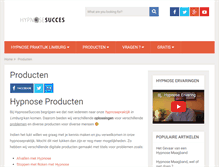 Tablet Screenshot of hypnosesucces.com